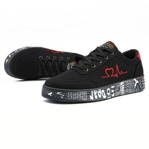 Graffiti Skate Shoes | Red | Size 6 US / 36 EUR